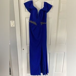Electric Blue Long Dress